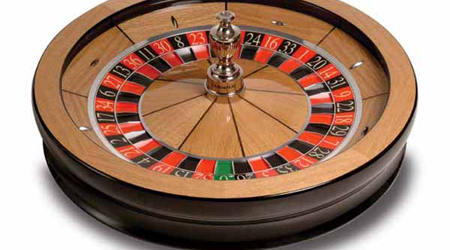Roulette wheels at live casinos
